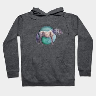 Western Rose Dun Horse Hoodie